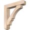 Ekena Millwork Balboa Craftsman Smooth Bracket w/ Offset Brace, Douglas Fir, 7 1/2"W x 38"D x 38"H BKT0806X38X38BOA04SDF - alternate 1
